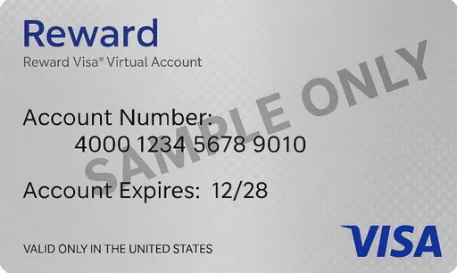 Prepaid Visa Reward USA