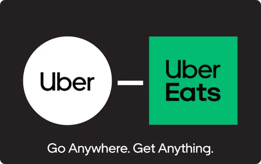 Uber & Uber eats Gift Card Canada